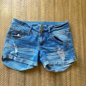 π
Womanβs Denim Blue Jean Shortsπ